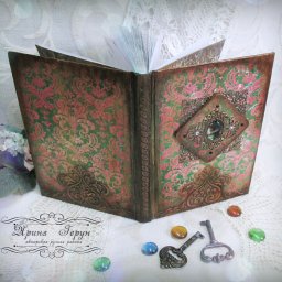 Процесс создания ежедневника "Тайна старого замка": часть 3