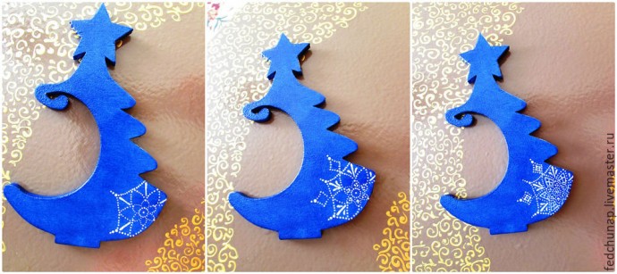 ​Новогодняя ёлочка из фанеры: часть 2