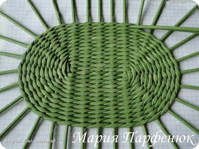 ​Плетение из газетных трубочек