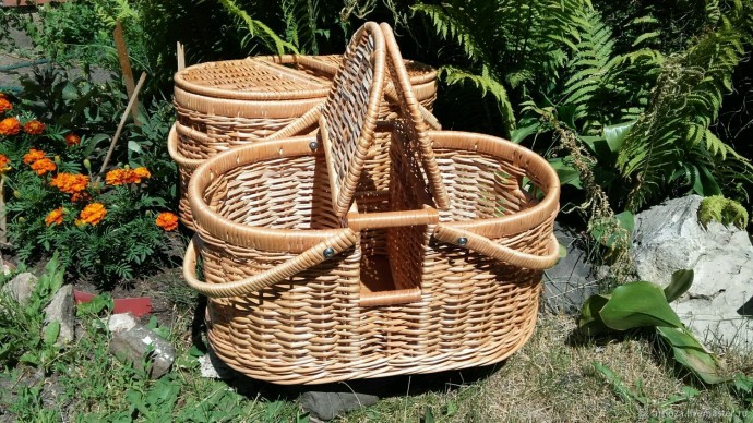 ​Уникальное плетение из лозы