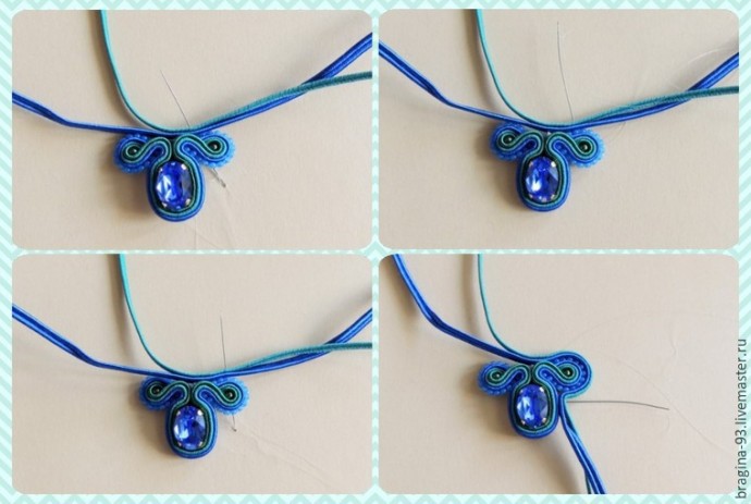 Создаем украшение "Гребень Ундины" с кристаллом Swarovski: часть 1