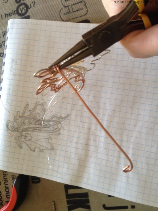 Создание броши "Осенняя симфония": часть 3