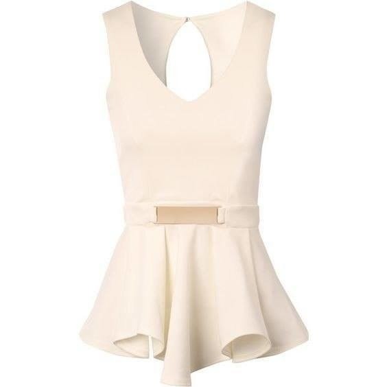 Топы с баской