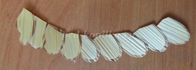 Декоративное панно "Жар-птица" из соломки: часть 2