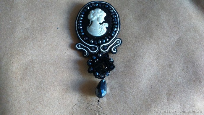Делаем брошку с камеей: часть 3