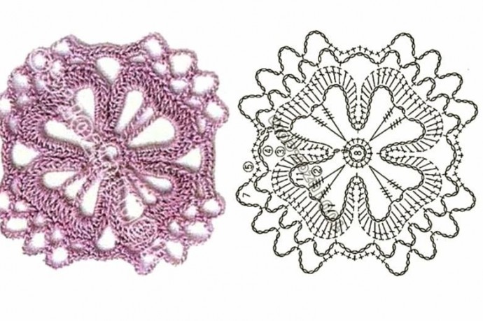 Изящные мотивы крючком