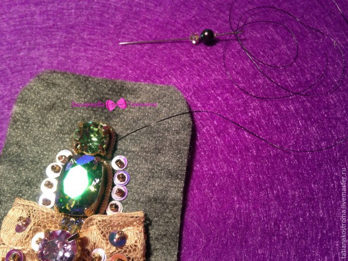 Создаём романтичные серёжки: часть 3