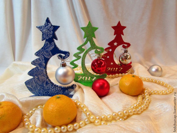 ​Новогодняя ёлочка из фанеры: часть 2