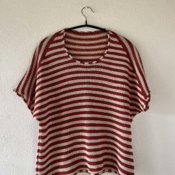 Полосатый топ спицами