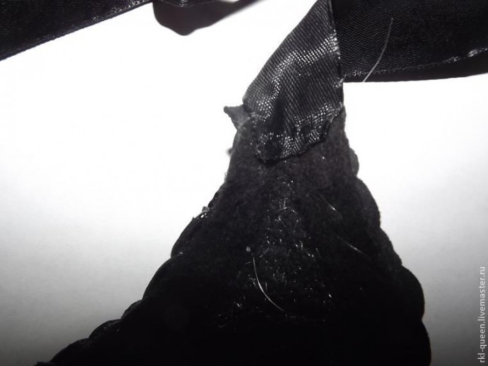 ​Создаем вышитое бисером колье "Воротничок" с элементами кожи: часть 3