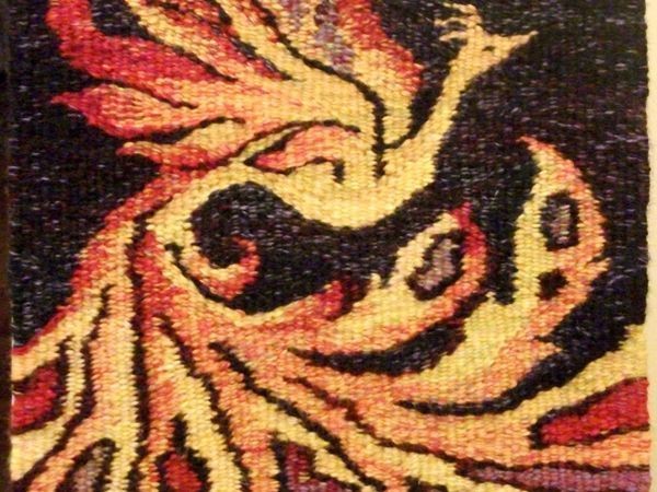 Ткём гобелен "Жар-птица": часть 3