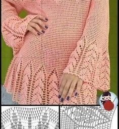 Идеи для вязания летних кофточек