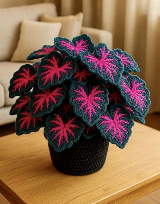 ​Идеи вязаных цветов