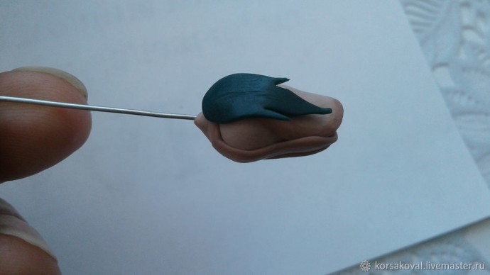 Создаем брошь "Букет двухцветных роз": часть 3 Создаем брошь "Букет двухцветных роз": часть 3