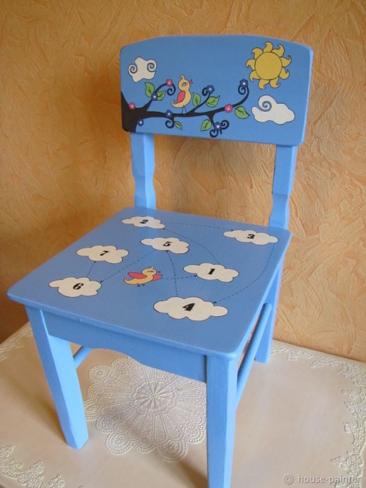 Мастерим необычный детский стульчик-развивалку