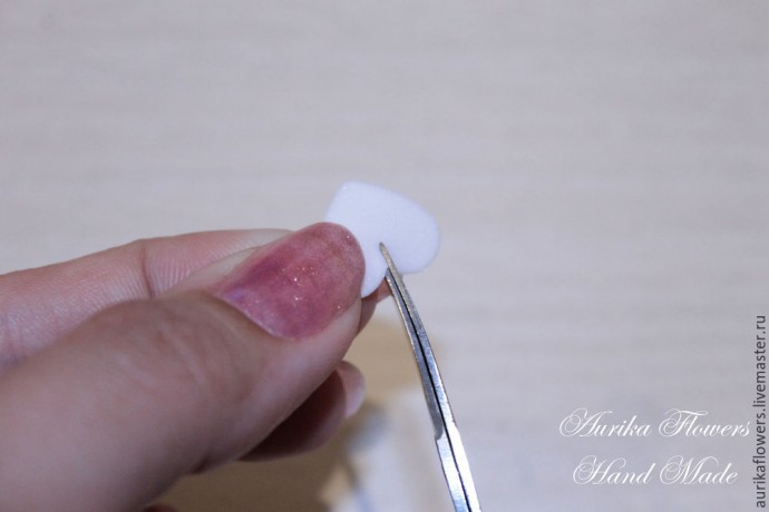 ​Как сделать люпин из иранского фоамирана: часть 2