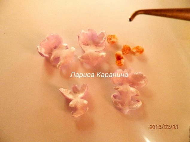 Орхидея из шелка: мастер-класс