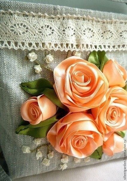 Удивительная вышивка лентами Удивительная вышивка лентами