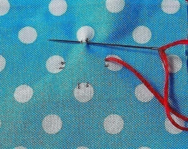 ​Делаем буфы на ткани в горошек