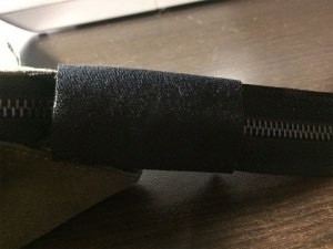 Как красиво запаковать конец молнии