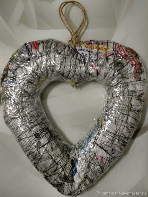 Мастер-класс по созданию интерьерного венка из природных материалов и фоамирана