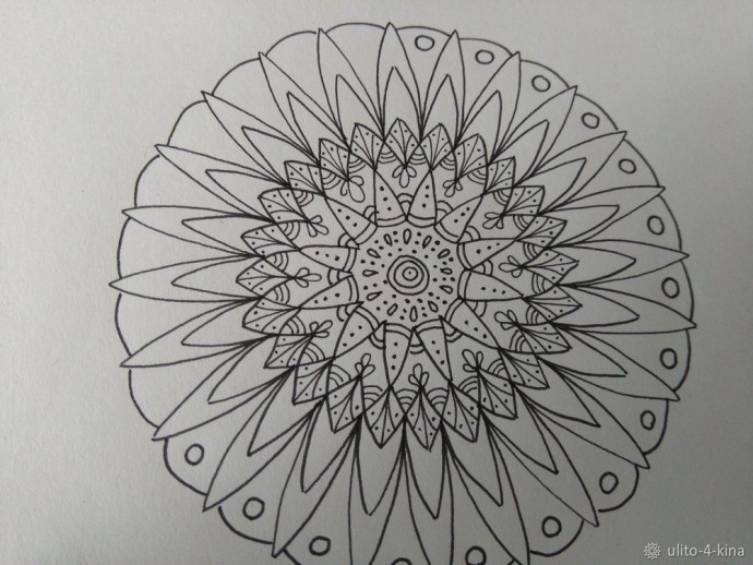 Медитативное творчество по рисованию мандалы: часть 2