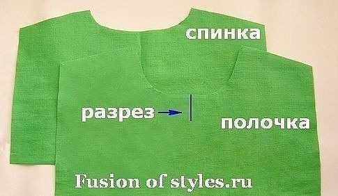 ​Обработка горловины с разрезом