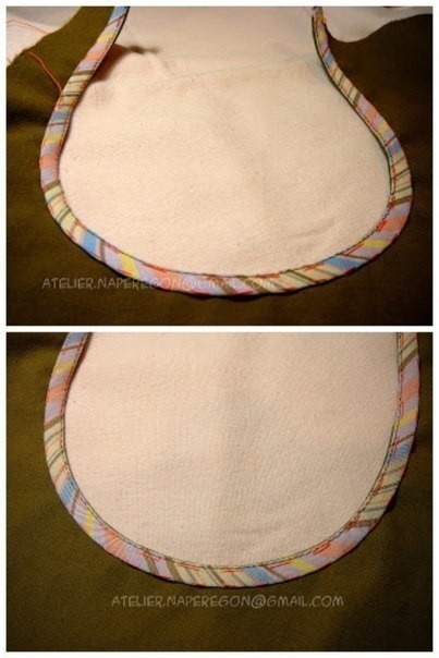 ​Обработка криволинейных срезов косой бейкой