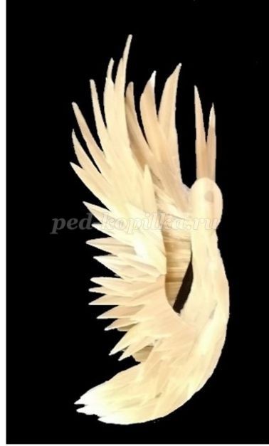 Панно из соломки "Прекрасный аист": часть 3 Панно из соломки "Прекрасный аист": часть 3