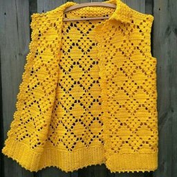 Солнечная безрукавка крючком