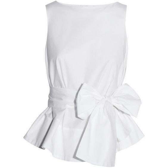 Топы с баской