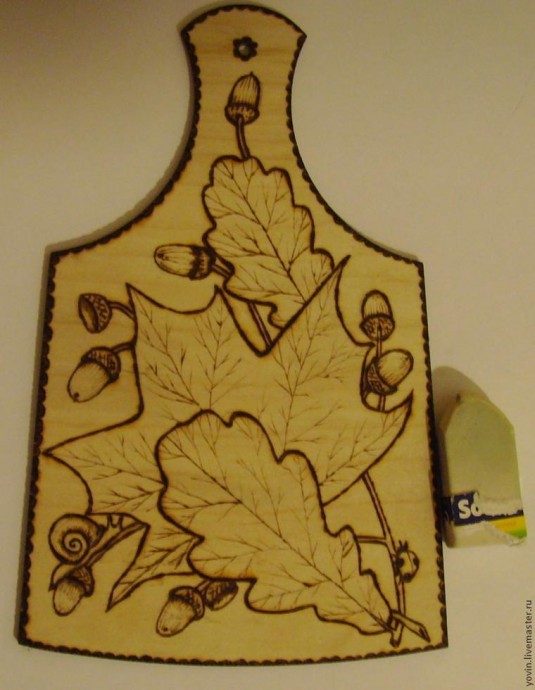 Украшаем разделочную доску