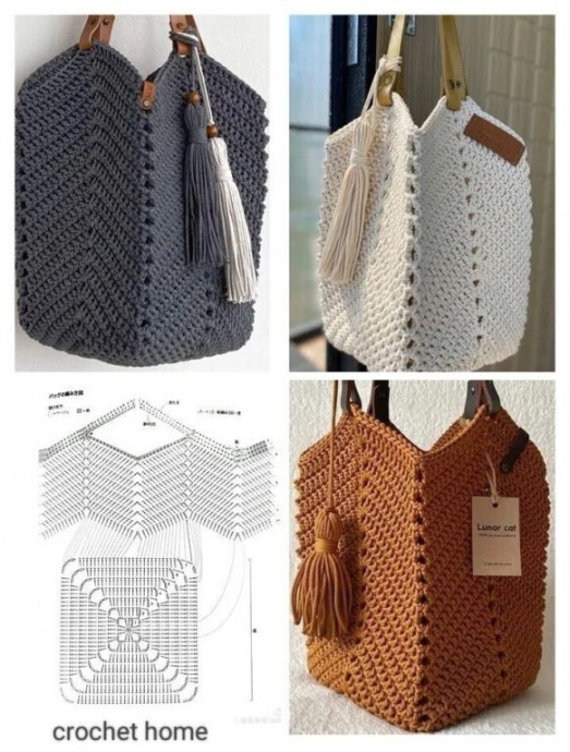 Вязаные сумки Вязаные сумки