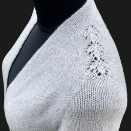 Ажурное плечо спицами