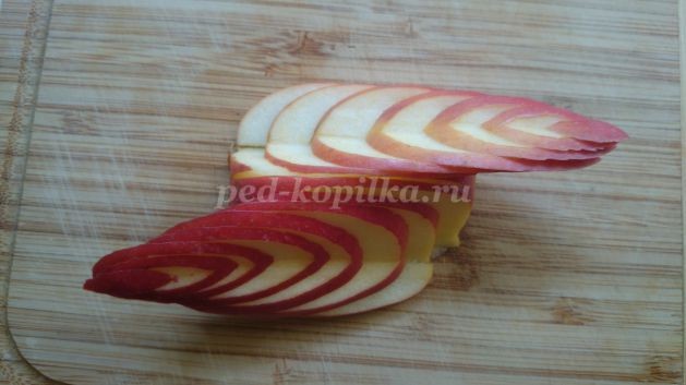 ​Фигурная нарезка из овощей и фруктов с фото для начинающих: часть 4