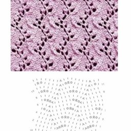 ​Интересные узоры для спиц