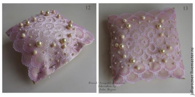 Изготовление подушечки для колец