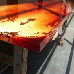 Дерево и эпоксидная смола: мастер-класс изготовления стола из слэба и смолы