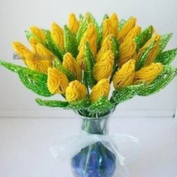 ​Тюльпаны из бисера