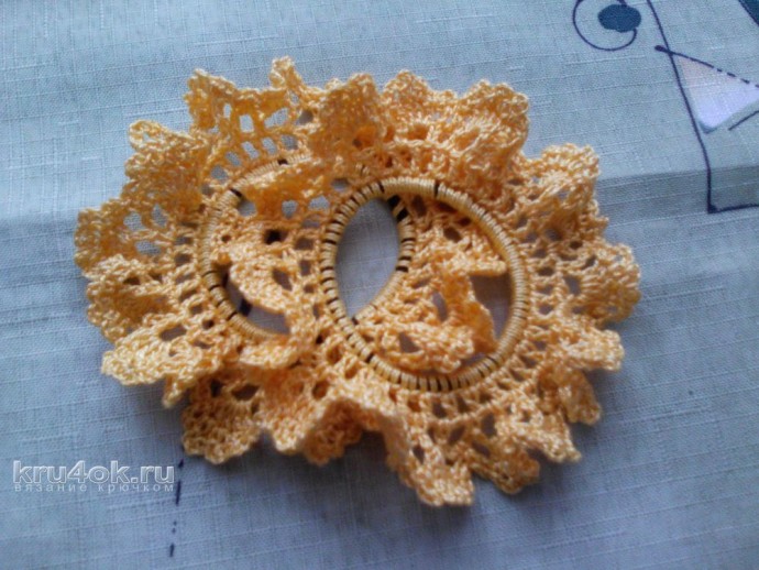 Вязаные резиночки для волос