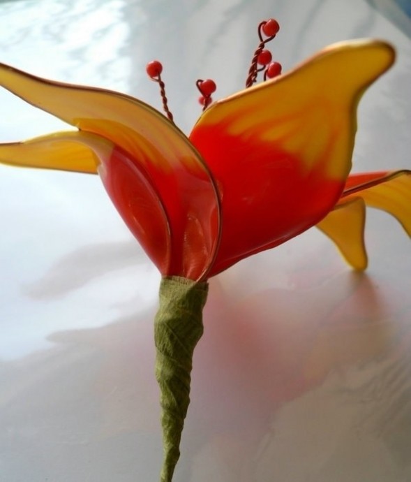 Цветы из пасты