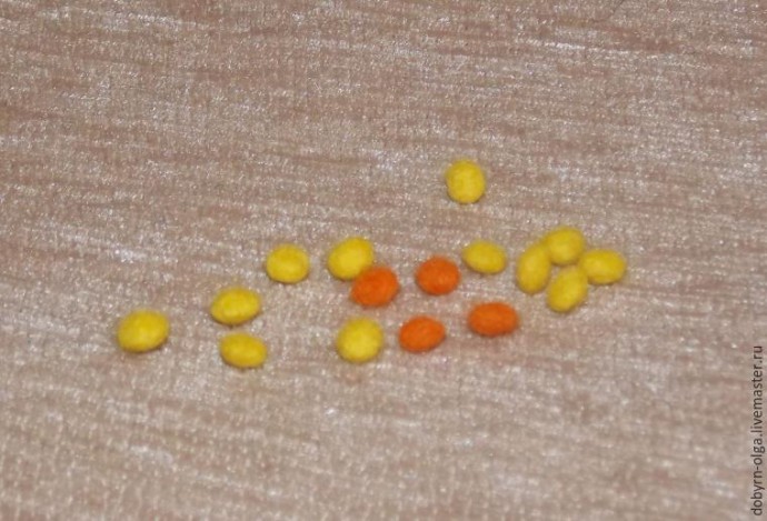 Позитивный пёс Шарик, выполненный в технике сухого и мокрого валяния: часть 5 Позитивный пёс Шарик, выполненный в технике сухого и мокрого валяния: часть 5