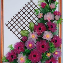 Панно из цветов на стену: часть 2