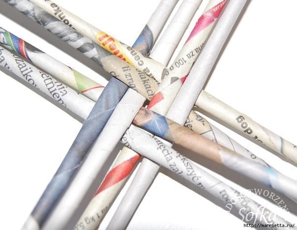 ​Круглая плетеная шкатулочка