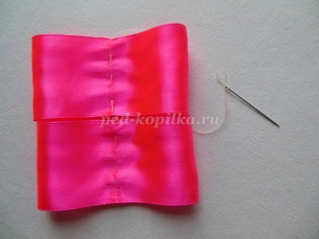 Бантики из атласной ленты: часть 2