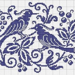 Монохромная вышивка