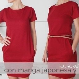 Простое и красивое платье с карманами