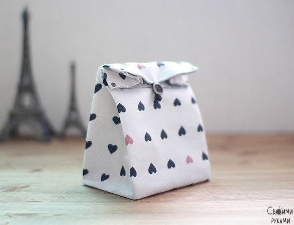 Тканевый пакетик для подарка