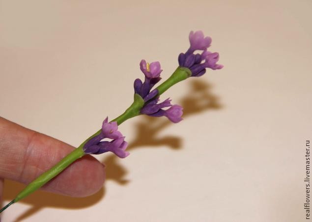​Веточка лаванды: мастер-класс, часть 5