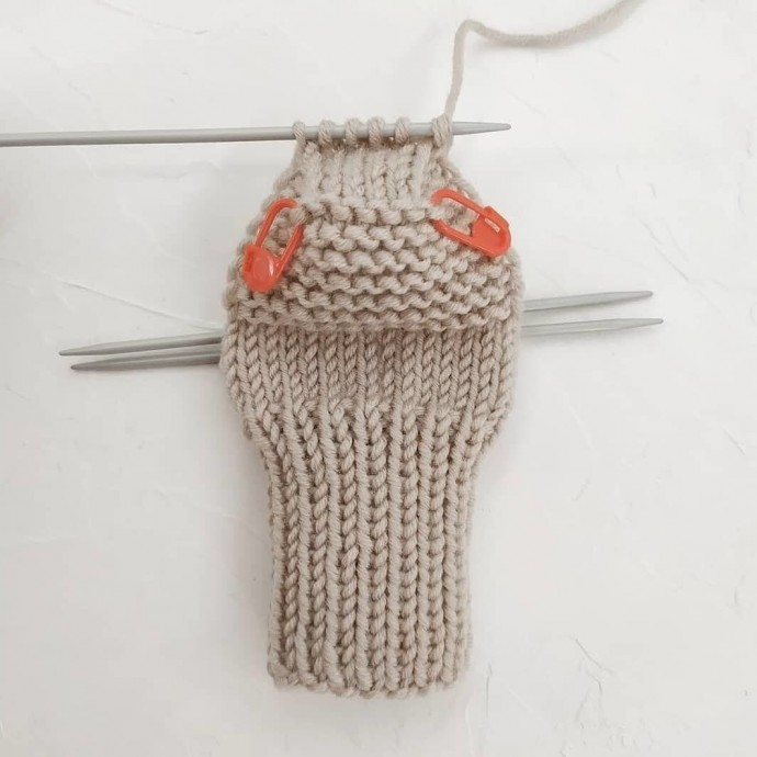 ​Вязание носочков на спицах